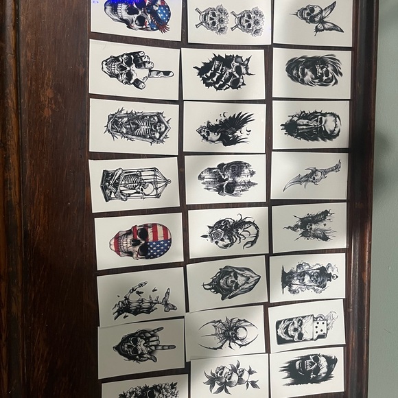 Skull Tattoo Sticker - Picture 3 of 16